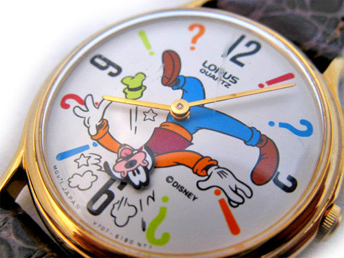 Lorus quartz goofy sale watch