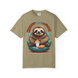Funny Happy Lazy Sloth, Cute Animal Lovers, T-Shirt for Mens Womens Unisex