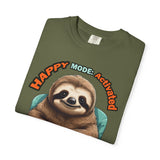 Funny Happy Lazy Sloth, Cute Animal Lovers, T-Shirt for Mens Womens Unisex