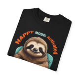Funny Happy Lazy Sloth, Cute Animal Lovers, T-Shirt for Mens Womens Unisex