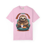 Funny Happy Lazy Sloth, Cute Animal Lovers, T-Shirt for Mens Womens Unisex