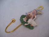AVON Country Girl Goose Duck Ducks Animal Animals WALL HANGER HANGERS Hanging METAL HOOK HOOKS Towel Twoels Pot Holder Holders Kitchen Bed Bath Home Decors Decorations