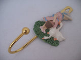 AVON Country Girl Goose Duck Ducks Animal Animals WALL HANGER HANGERS Hanging METAL HOOK HOOKS Towel Twoels Pot Holder Holders Kitchen Bed Bath Home Decors Decorations