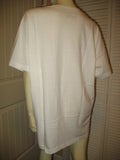 OLD NAVY New Mens White Black Halloween Human Rib Skeleton Graphic Print T-Shirt Tee Shirts XXL