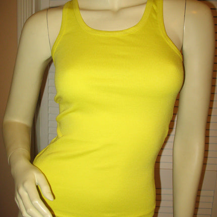 NEW Womens Solid Colored SLEEVELESS Ribbed TANK TOP Racerback Shirt Summer Tops Clothes Clothing