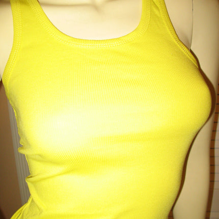 NEW Womens Solid Colored SLEEVELESS Ribbed TANK TOP Racerback Shirt Summer Tops Clothes Clothing