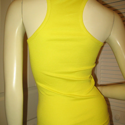 NEW Womens Solid Colored SLEEVELESS Ribbed TANK TOP Racerback Shirt Summer Tops Clothes Clothing