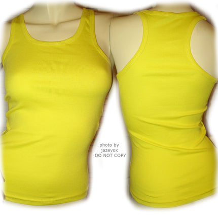 NEW Womens Solid Colored SLEEVELESS Ribbed TANK TOP Racerback Shirt Summer Tops Clothes Clothing