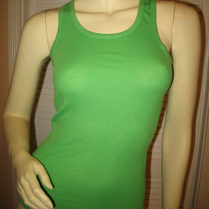 NEW Womens Solid Colored SLEEVELESS Ribbed TANK TOP Racerback Shirt Summer Tops Clothes Clothing