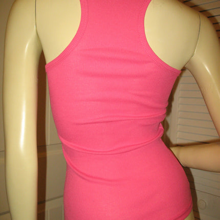 NEW Womens Solid Colored SLEEVELESS Ribbed TANK TOP Racerback Shirt Summer Tops Clothes Clothing