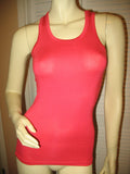 NEW Womens Solid Color Plain SLEEVELESS TANK TOP Racerback Shirt Summer Tops Clothes Clothing
