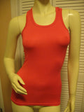 NEW Womens Solid Color Plain SLEEVELESS TANK TOP Racerback Shirt Summer Tops Clothes Clothing