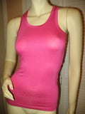 NEW Womens Solid Color Plain SLEEVELESS TANK TOP Racerback Shirt Summer Tops Clothes Clothing