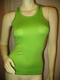 NEW Womens Solid Color Plain SLEEVELESS TANK TOP Racerback Shirt Summer Tops Clothes Clothing