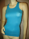 NEW Womens Solid Color Plain SLEEVELESS TANK TOP Racerback Shirt Summer Tops Clothes Clothing