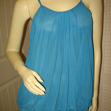 New Womens Sleeveless Spaghetti Top Layered Tiered Tank Fairycore Fairy Boho Casual Summer Tops