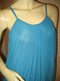 NEW Womens Micro-MESH 2-LAYER LAYERED Sleeveless Spaghetti TANK TOP Blouse Summer Tops Clothes Clothing