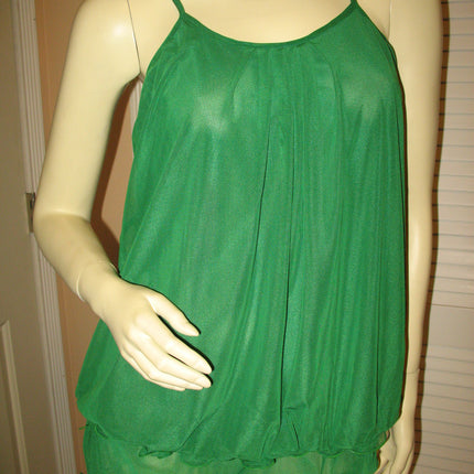 New Womens Sleeveless Spaghetti Top Layered Tiered Tank Fairycore Fairy Boho Casual Summer Tops