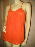 NEW Womens Micro-MESH 2-LAYER LAYERED Sleeveless Spaghetti TANK TOP Blouse Summer Tops Clothes Clothing