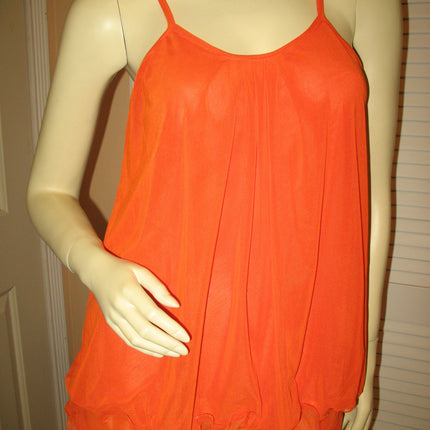 New Womens Sleeveless Spaghetti Top Layered Tiered Tank Fairycore Fairy Boho Casual Summer Tops