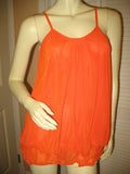NEW Womens Micro-MESH 2-LAYER LAYERED Sleeveless Spaghetti TANK TOP Blouse Summer Tops Clothes Clothing