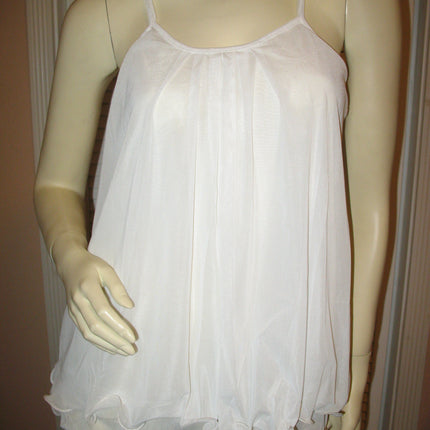 New Womens Sleeveless Spaghetti Top Layered Tiered Tank Fairycore Fairy Boho Casual Summer Tops