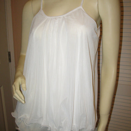 New Womens Sleeveless Spaghetti Top Layered Tiered Tank Fairycore Fairy Boho Casual Summer Tops