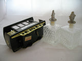 9" Vintage Musical Music Box Wine Bar DECANTER CABLE CAR SAN FRANCISCO CA CALIFORNIA