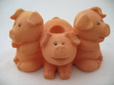 THREE LITTLE PIG PIGS PIGLETS PIGLETS Cute Animal FIGURINE Animals Figurines