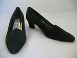 NEW Womens Shoes MOOTSIES TOOTSIES Dark Green SUEDE VELVET High Heels Women SHOE Footwear size 6 B