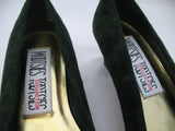 New Y2K Vintage Mootsies Tootsies Womens Classic Pump Shoes Heels Leather Suede Velvet