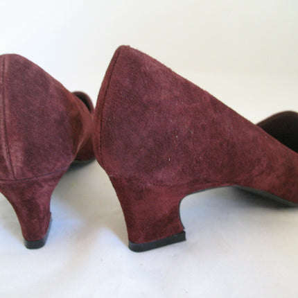 New Y2K Vintage Mootsies Tootsies Womens Classic Pump Shoes Heels Leather Suede Velvet