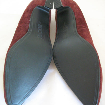 New Y2K Vintage Mootsies Tootsies Womens Classic Pump Shoes Heels Leather Suede Velvet