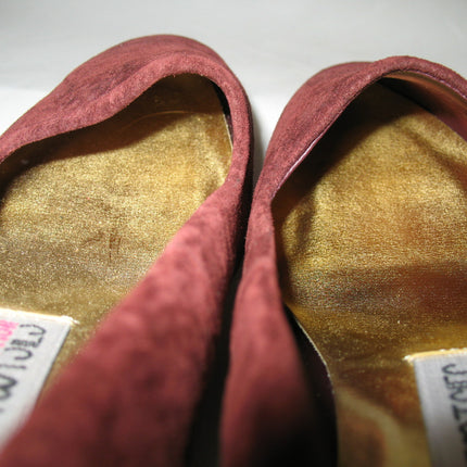 New Y2K Vintage Mootsies Tootsies Womens Classic Pump Shoes Heels Leather Suede Velvet