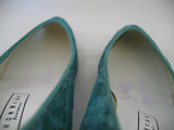 MADE in USA THOM McAN Footwear GREEN LACE Womens SHOES Classics High Heels Ladies size 260 B