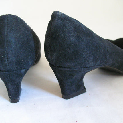 New Y2K Vintage Mootsies Tootsies Womens Classic Pump Shoes Heels Leather Suede Velvet