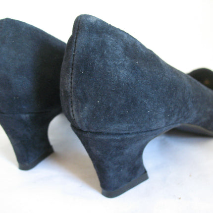 New Y2K Vintage Mootsies Tootsies Womens Classic Pump Shoes Heels Leather Suede Velvet