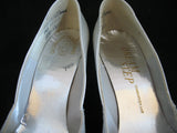 METALLIC SPARKLE SILVER GRAY Women Ladies 3-1/2in HIGH HEELS Womens SHOES size 7-1/2 B