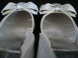 METALLIC SPARKLE SILVER GRAY Women Ladies 3-1/2in HIGH HEELS Womens SHOES size 7-1/2 B