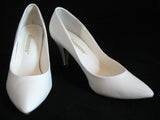 ELLEMENNO CREAM WHITE Womens Ladies Classic 3-1/4 in HIGH HEELS Womens SHOES size 5-1/2