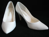 ELLEMENNO CREAM WHITE Womens Ladies Classic 3-1/4 in HIGH HEELS Womens SHOES size 5-1/2