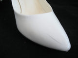 ELLEMENNO CREAM WHITE Womens Ladies Classic 3-1/4 in HIGH HEELS Womens SHOES size 5-1/2