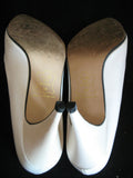 ELLEMENNO CREAM WHITE Womens Ladies Classic 3-1/4 in HIGH HEELS Womens SHOES size 5-1/2