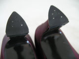 New Vintage Y2K 90s Peacocks Womens Pump Shoes High Heels Made USA Satin Purple