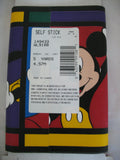 VINTAGE Old DISNEY MICKEY MOUSE Minnie DONALD DUCK WALL BORDER Self Stick 7"x15'