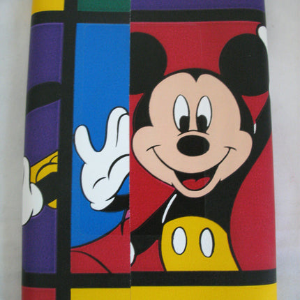 VINTAGE Old DISNEY MICKEY MOUSE Minnie DONALD DUCK WALL BORDER Self Stick 7"x15'