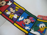 VINTAGE Old DISNEY MICKEY MOUSE Minnie DONALD DUCK WALL BORDER Self Stick 7"x15'