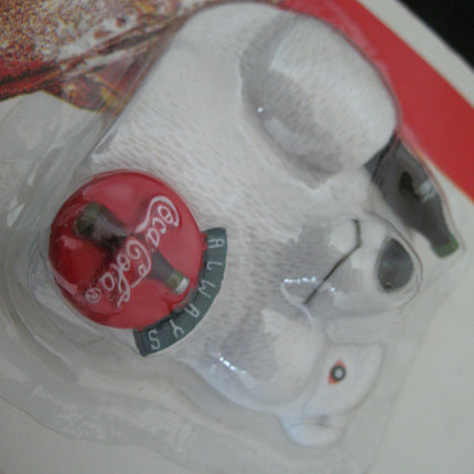 NEW Sealed Old 1995 COCA COLA COKE 3D WHITE POLAR BEAR MAGNET Ref Refrigerator Collectibles For Collectors