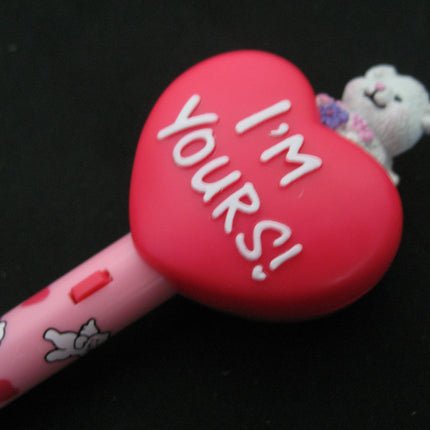 AVON I'M YOURS VALENTINE VALENTINES Day PEN PENS HEART HEARTS Pop-Up TEDDY BEAR BEARS Box Gift Collection Gifts Ideas For Her Girlfriend GF