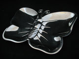 BUTTERFLY Metal CANDY DISH TRAY BOWL Kitchen Table Display Plate Keys Container